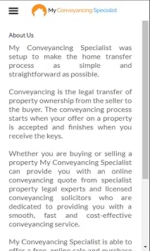 quote for conveyancing