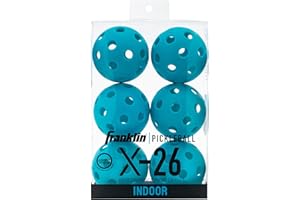 Franklin Sports X-26 Indoor Pickleballs - USA Pickleball (USAPA) Official Pickleball Balls - Regulation Size Indoor Court Pic