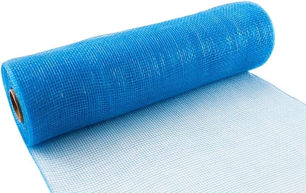 Eleganza Deco Mesh 25cm x 9.1m Turquoise No.55, Synthetic Material, 8.2 x 8.2 x 26.2 cm