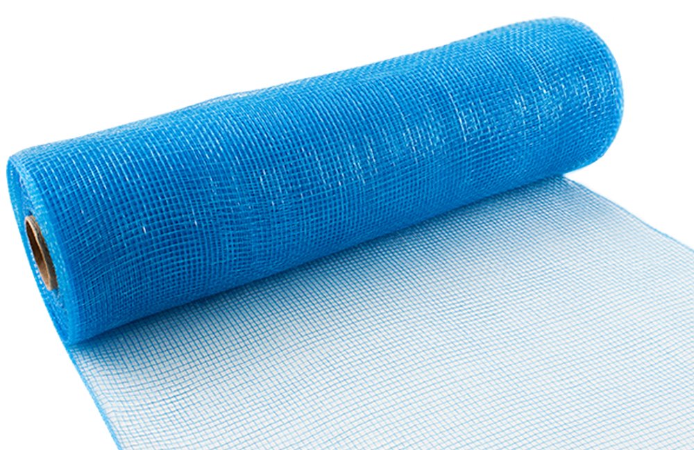 Eleganza Deco Mesh 25cm x 9.1m Turquoise No.55, Synthetic Material, 8.2 x 8.2 x 26.2 cm
