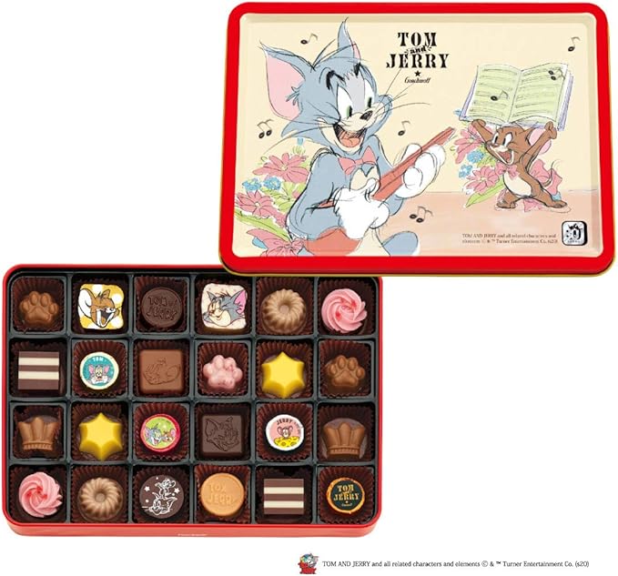 Amazon バレンタイン ゴンチャロフ トムとジェリー G 24個 バレンタインチョコレート ゴンチャロフ チョコレート 通販
