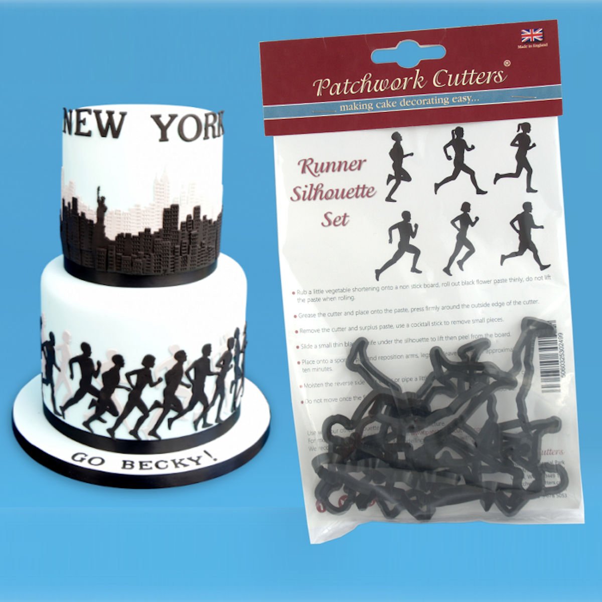 Patchwork Cutters - Runner Silhouette Set