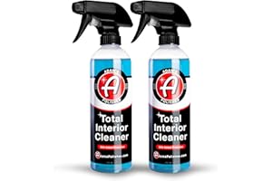 Adam's Polishes Interior Cleaner & Protectant (16oz) (2-Pack), Quick Detailer & SiO2 Protection, Ceramic Infused UV Protection, Anti-Static, For Leather, Vinyl, Plastics, Glass