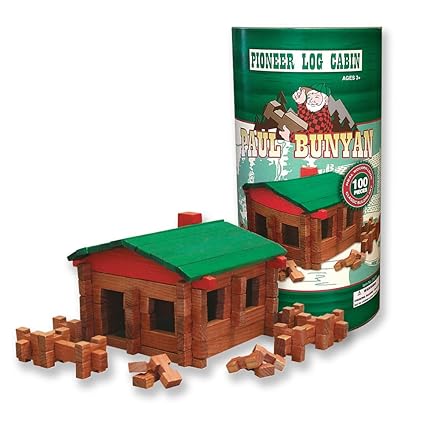 Roy Toy Miniature Log Cabin The Camp Set 9 By Building