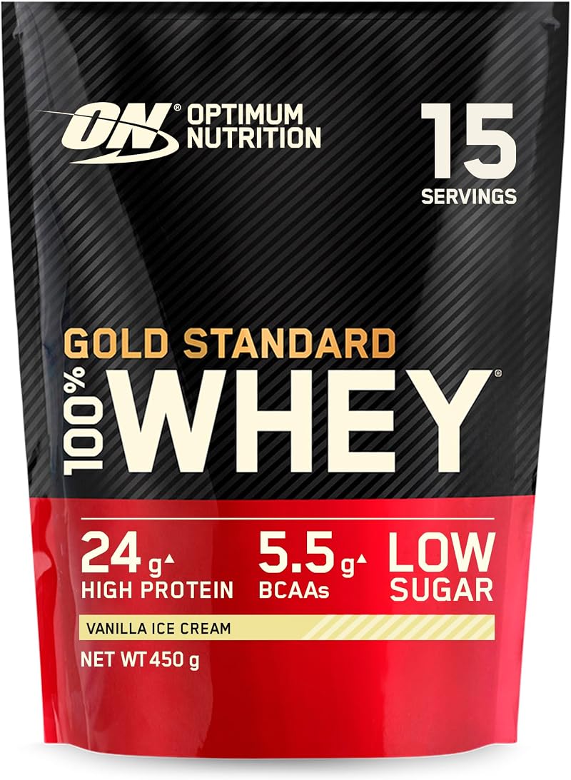 Optimum Nutrition Gold Standard 100% Whey Vanilla Ice Cream 450 g 15 Servings