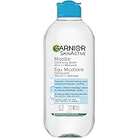 Garnier Micellar Cleansing Water, All-in-One Cleanser and Waterproof Makeup Remover, Cleanses and Soothes, For Face, Lips & E