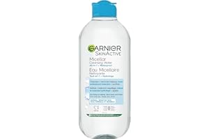 Garnier Micellar Cleansing Water, All-in-One Cleanser and Waterproof Makeup Remover, Cleanses and Soothes, For Face, Lips & E