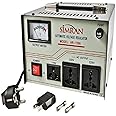 Simran AR-1500 Power Converter Regulator Stabilizer Voltage Transformer, 1500 WATT, Ivory