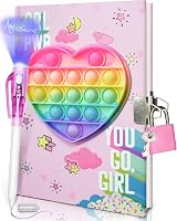 GINMLYDA Pop Secret Diary for Girls with Invisible Pen Lock Notebook 160 pp view 9