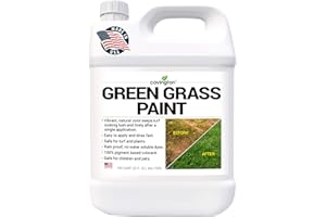 COVINGTON NATURALS Covington Green Grass Paint for Lawn - Green Lawn Paint Grass Spray - Perfect Color Fix for Dog Urine Spots or Brown Patches - Green Grass Spray Paint for Lawn & Turf - Concentrate - (32 fl. oz.)