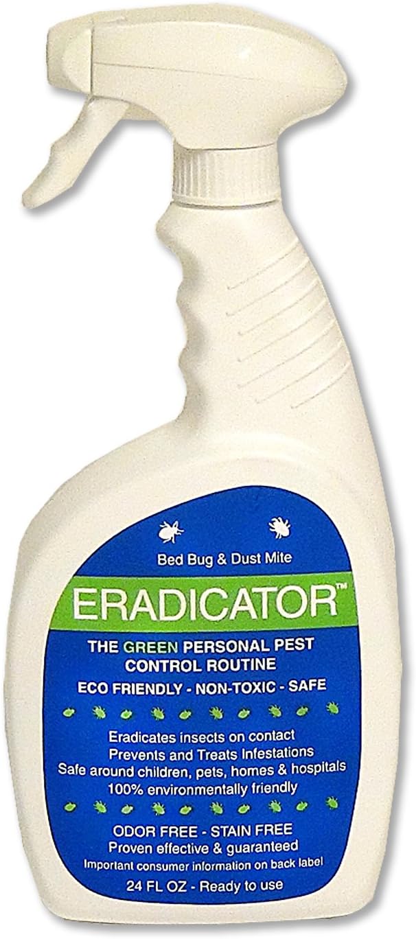 Bed Bug, Dust Mite ERADICATOR 24 oz Ready to Use Spray, Natural