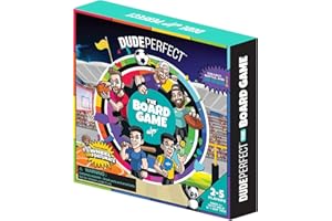 Dude Perfect Board Game, 2-5 Player Challenging and Competitive Family Board Games, Ideal Sports Board Games for Family Game Night, Ages 4 and Above