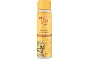 Burt's Bees for Pets Oatmeal Dog Conditioner with Colloidal Oat Flour & Honey - Soothing Relief Conditioner for Dogs, Gentle Dog Hair Conditioner for Oatmeal Bath, Grooming Supplies, 10 Fl Oz