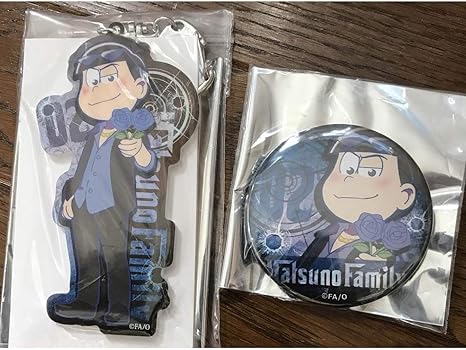 Amazon カラ松 缶バッジ アクリルキーホルダー アクキー セット マフィア松 Animate Girls Festival アニメイトガールズフェスティバル Agf あるのんかふぇ おそ松さん グッズ アニメ 萌えグッズ 通販