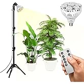SANSI Grow Lights for Indoor Plants, Full Spectrum 600W Equivalent, Energy Efficient 40W Plant Light for Indoor Growing, 35.8
