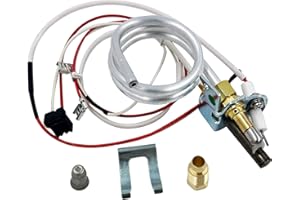 MENSI 100112330 9007876 9007877 Natural LP Thermopile Pilot Assembly Compatible with Reliance, Whirlpool, A.O.Smith, Kenmore 