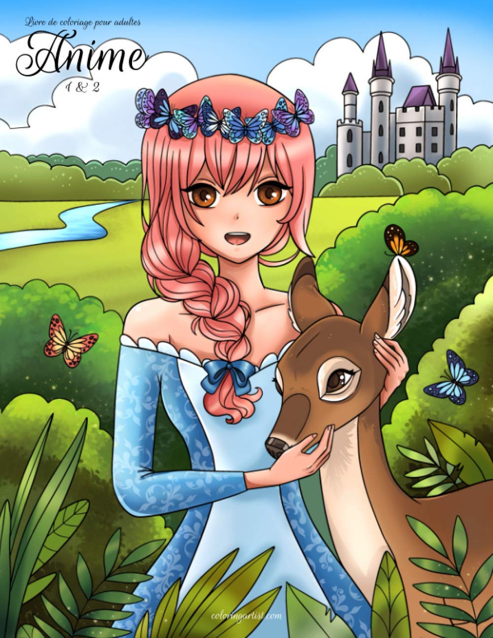 amazon com livre de coloriage pour adultes anime 1 2 french edition 9798695628562 snels nick books chakra du coeur