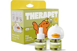 TheraPet MD 60-Day Dog Calming Diffuser - for Stress, Destructive Behavior, Pee Accidents, Separation Anxiety, Barking, Aggre