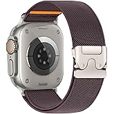 Elastic Sport Band for Apple Watch Ultra/2/3 Bands 49mm 46mm 45mm 44mm 42mm iWatch Bands Men,Parachute Buckle Stretchy Fabric Nylon Strap for Apple Watch SE 3/2/1 Series 11 10 9 8 7 6 5 4 3 Ultra
