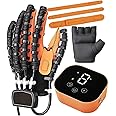 OUOQNUE Both Hands Rehabilitation Robot Gloves, 2024 Electric Hand Function Equipment, Stroke Hemiplegia Fingers Recovery Massage Therapy, Finger Robot Rehab Gloves