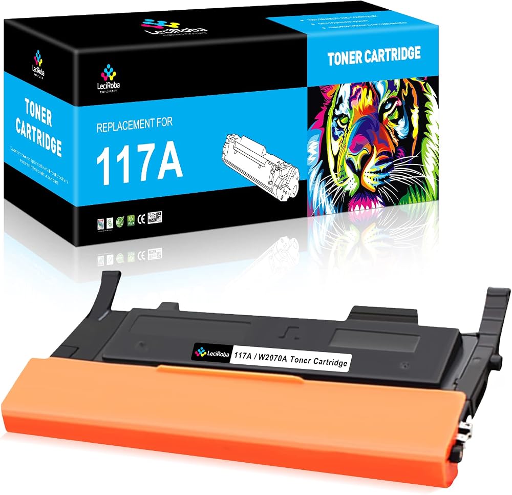 LeciRoba 117A Black Toner Cartridge for HP Color Laser 150nw MFP 179fwg