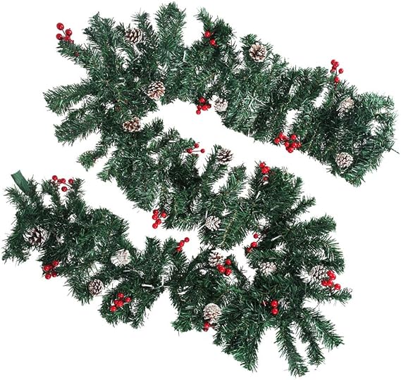 You's Auto Weihnachtsgirlande 2,7m Weihnachtsdeko Tannengirlande