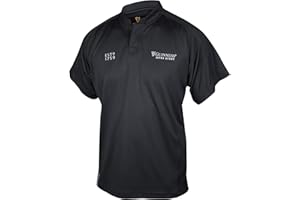 GUINNESS Black Embossed Print Rugby Jersey,Black,Medium