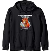 Cyber Security Professional Link Click Awareness Humor Zip Hoodie
