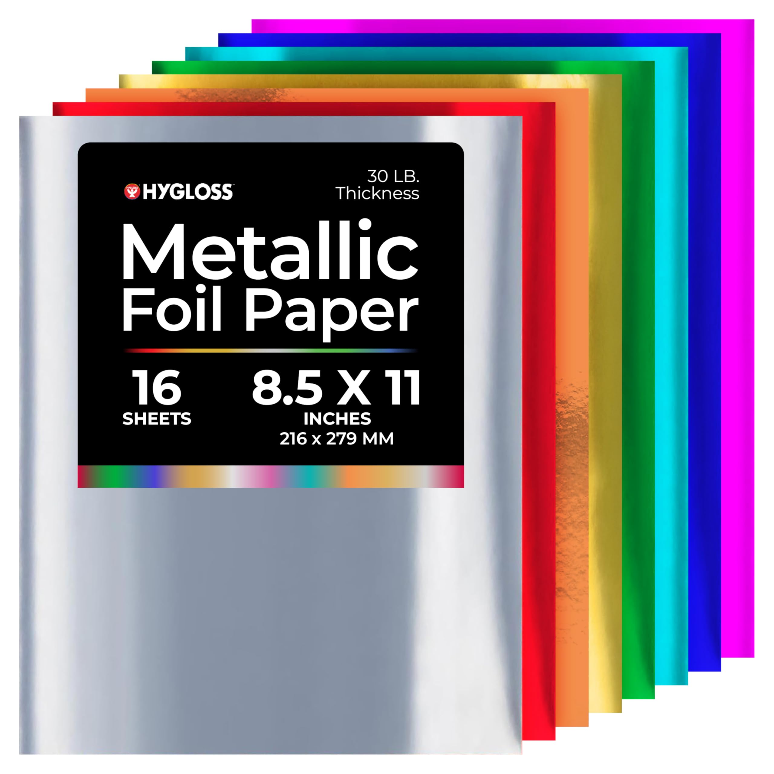 Hygloss Paper Specialty 8.5-Inch x 11-Inch 1-Metallic