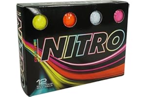 Nitro Crossfire Golf Balls, Pack of 12