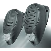 Magnadyne Water Resistant 3" Surface Mount Satellite Speakers with LED Lighting for Marine RV and Hot Tub - Pair