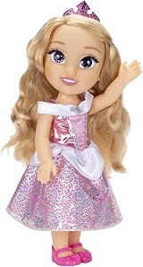 Disney Princess Aurora Fashion Doll 14” Platinum Dress Tiara Shoes Brush view 2