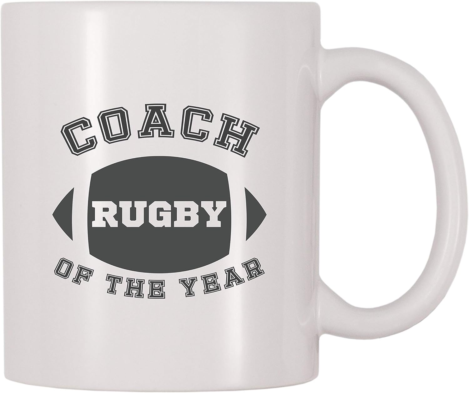 Andy20Mag Rugby Coach of The Year Double Sided Mug Gift for Rugby Coach
