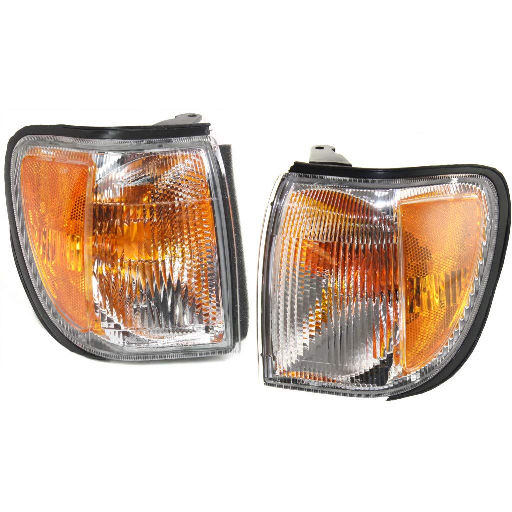 Photo 1 of For 1999-2003 Nissan Pathfinder Pair Driver and Passenger Side Turn Signal/Side Marker Light With Bulbs DOT Certified Included NI2520127 NI2521127 | 26125-2W625 26120-2W625 ;