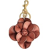 Snycler Flower Bag Charms for Women Purse Charms for Handbags Leather Flower Keychain Retro Aesthetic Keychain Accessories