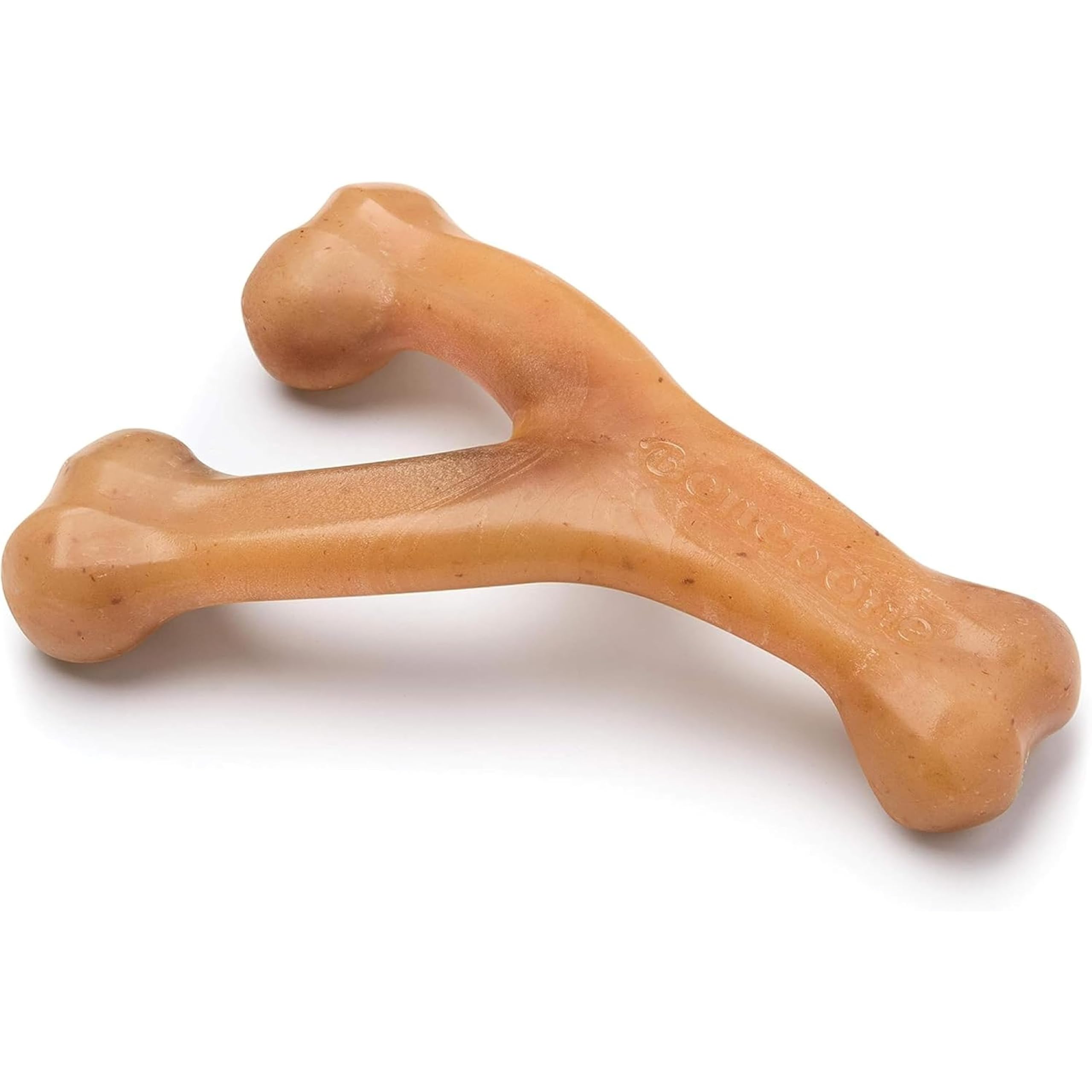 Benebone Durable Wishbone Dog Chew Toy for Aggressive Chewers, Real Chicken, Medium, Made in the USA. Any breed