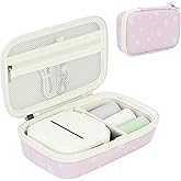 Perfcaze Portable Sticker Printer Case Compatible with Memoking T02, Phomemo M02 / M02S / M02 Pro, Nelko PM230, Anycash, Ponek Mini Pocket Printer, Label Maker Sticker Paper Storage Case
