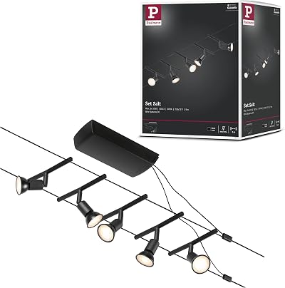 Paulmann CorDuo Lighting Set Salt DC 5 x 10W Extendable Wire Cable System