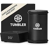 Tumbler Pro Rolling Knife Sharpener&trade; (Black) | Rolling Knife Sharpening Kit, Removable Discs, 4-Layer Diamond &amp; EdgeBoost Ceramic Disc (Black)