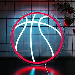 Neonawall Basketball Neon Sign for