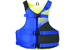 Stohlquist FIT Oversized Adult Life Jacket, US Coast Guard Approved Type III Life Vest, PFD for Men and Women, Easily Adjustable, Lightweight and High Buoyancy - Plus Size (48-60" Chest)