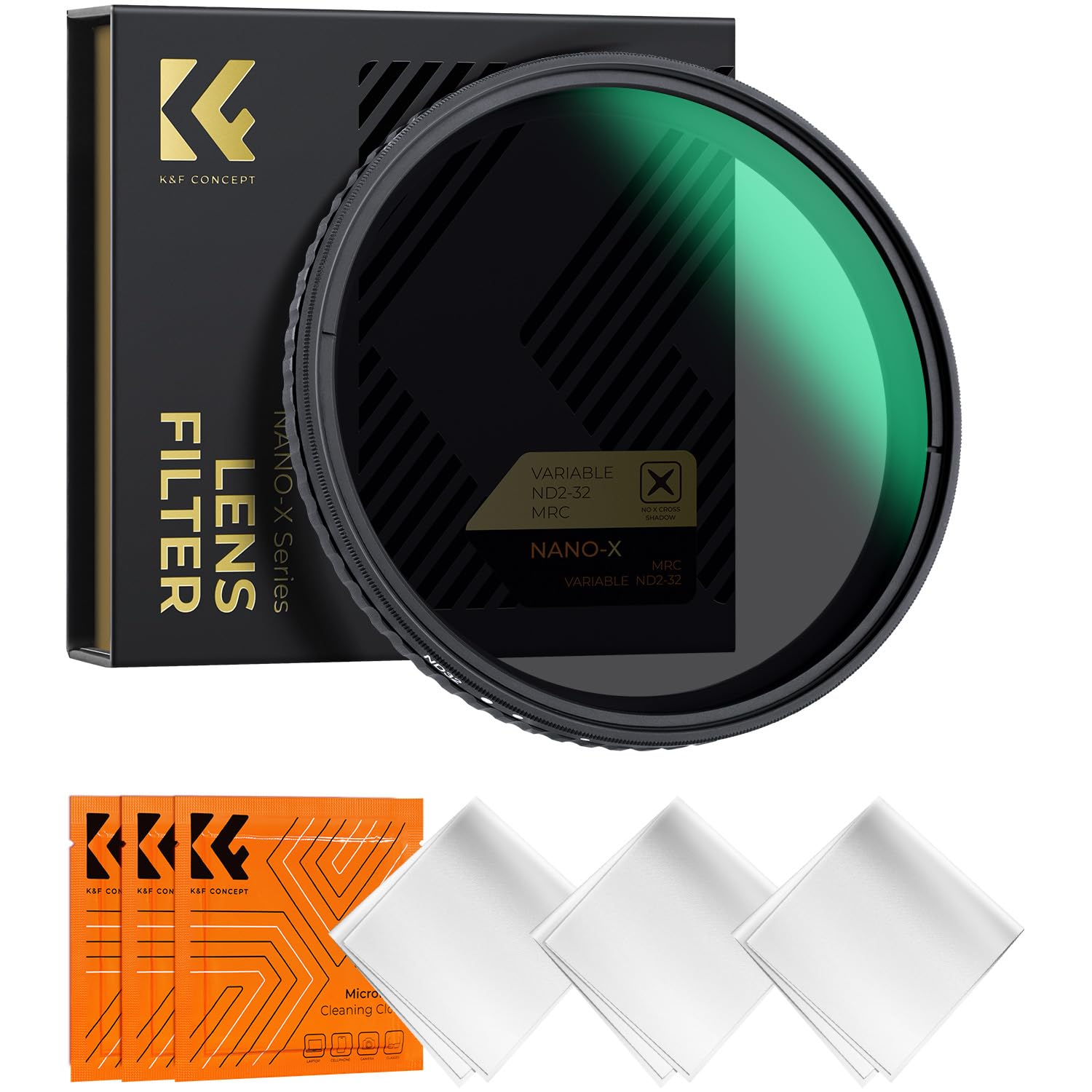 K&F Concept 62mm Variable ND Filter ND2-ND32 Camera