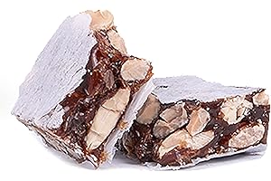 CASTILLO DE JIJONA Turrones de Almendra | Almond Nougat Turron | Imported from Jijona Spain (Turron Al Caramelo)