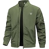 NORTHYARD Men's Bomber Jacket Lightweight Casual Windbreaker Zip Up Fashion Windproof Coat Spring Fall