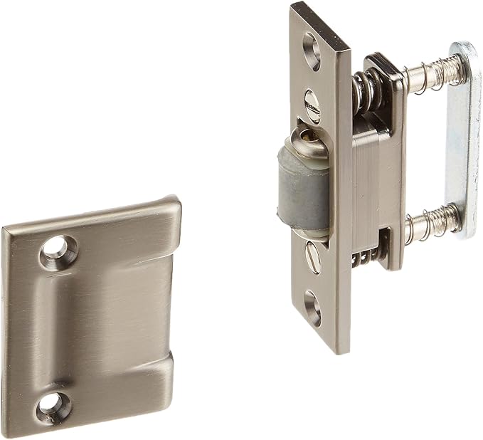 Baldwin 0430151 Roller Latch, Antique Nickel Door Lock Replacement