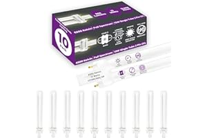 GoodBulb 13 Watt CFL Light Bulbs 2 Pin GX23 Base 6500K Full Spectrum 13W High Output 800 Lumens Single Tube Compact Fluorescent Light Bulbs Plug-in 10 Pack