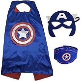 Maribus-FL Superhero Capes and Masks for Kids - Satin Capes and Felt Masks for Boys
