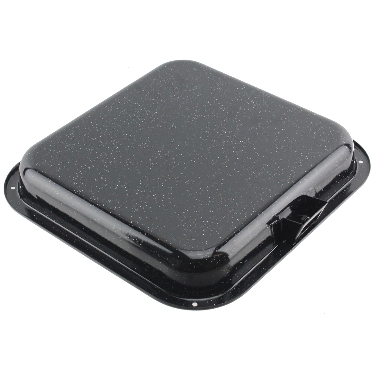 SPARES2GO Small Square Grill Pan Rack & Detachable Handle with