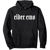 Gothic Gear Elder Emo Pullover Hoodie - Black - Small - Women's Gothic Emo Hoodie