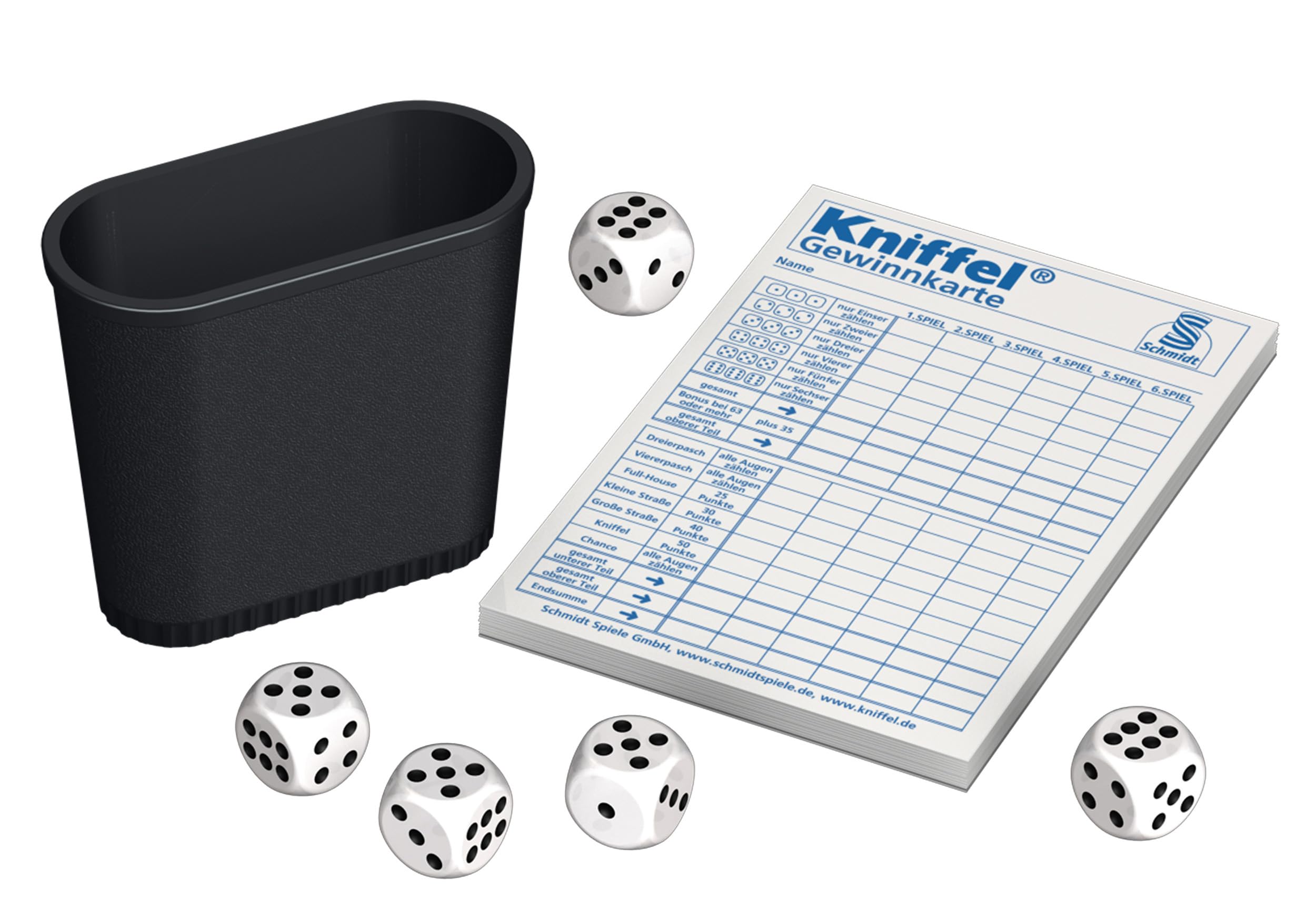 Schmidt Spiele 51203 Kniffel, Bring Mich mit Spiel in der Metalldose, bunt 4